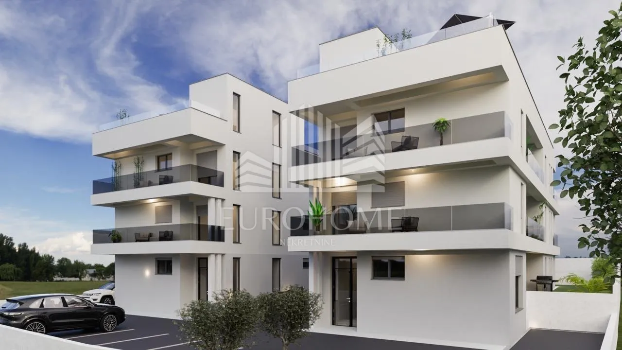 punta radman, petrčane, luksuzni penthouse, terasa - slika 5