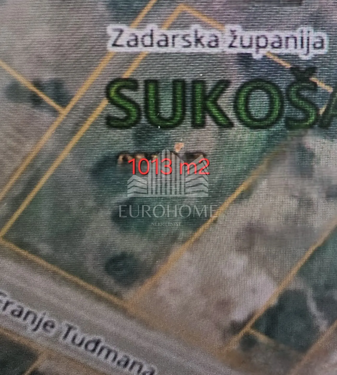 Prilika! Sukošan, građevinsko zemljište 1013 m2