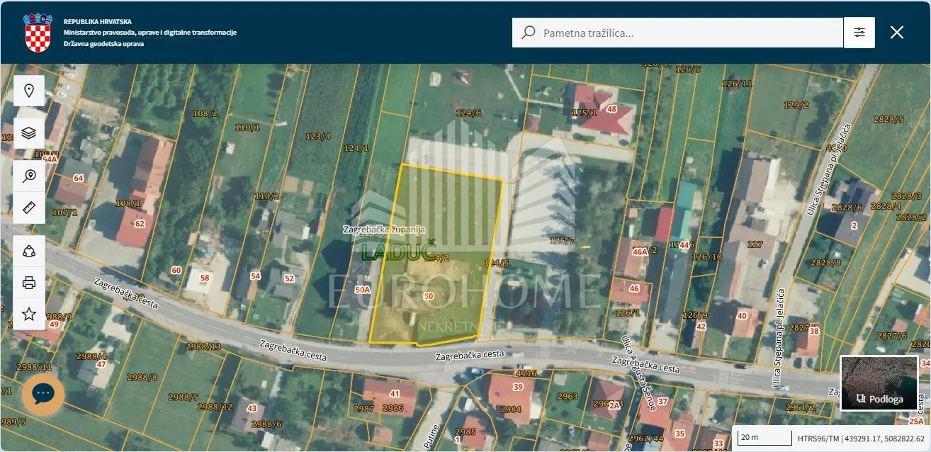 građevinsko zemljište 2500 m2 gbp, laduč-centar - slika 13