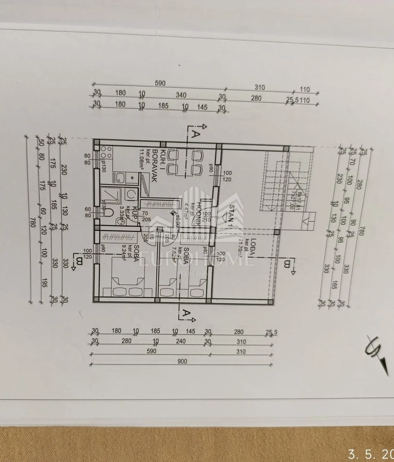 pag- povljana- apartman 54m2 - slika 18