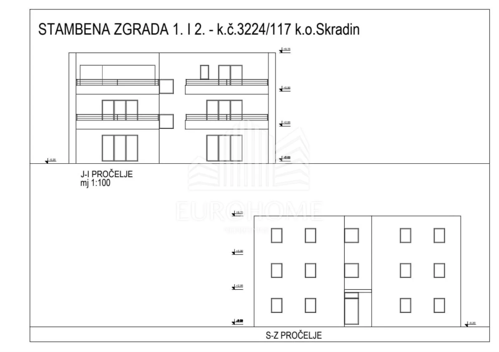 projekt skradin, 4 objekta s 5 apartmana pored krke - slika 22