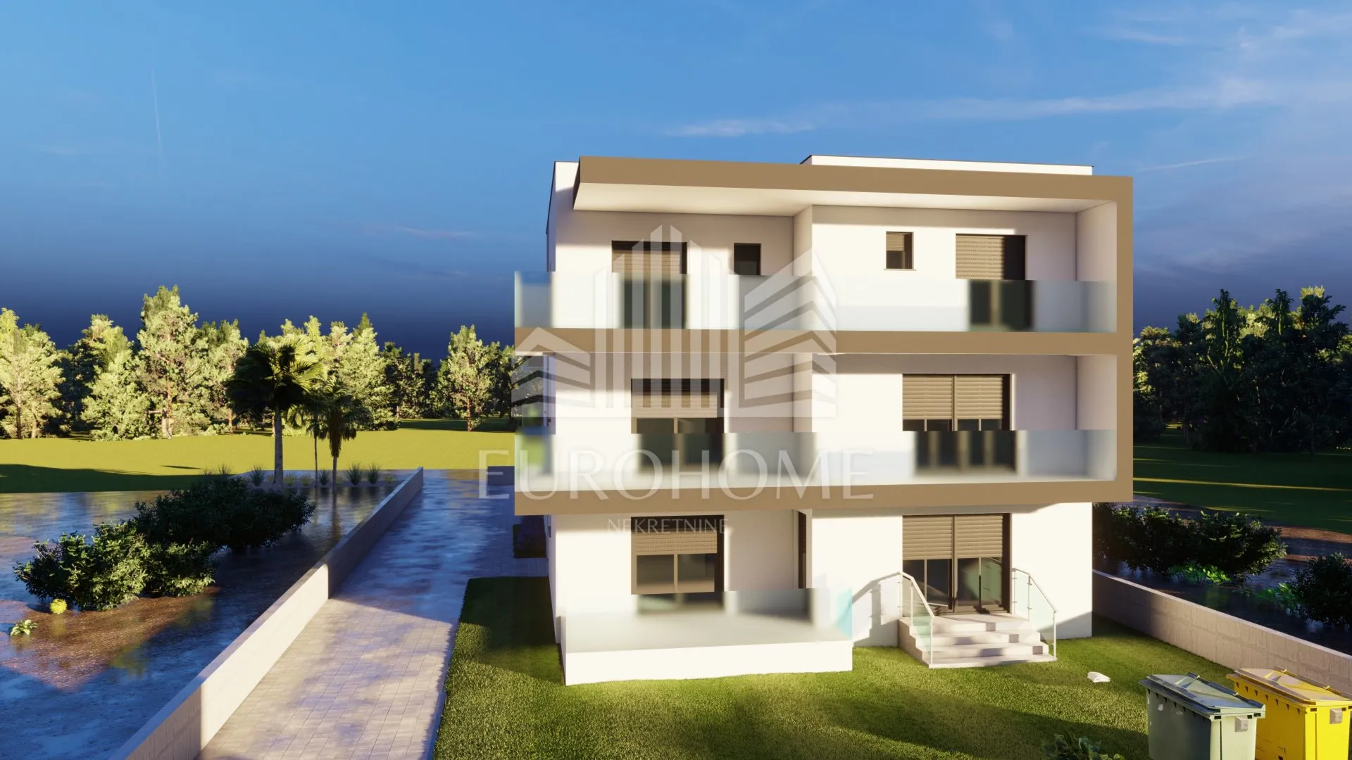 novogradnja uz more, privlaka, 100,21m1+parking - slika 3