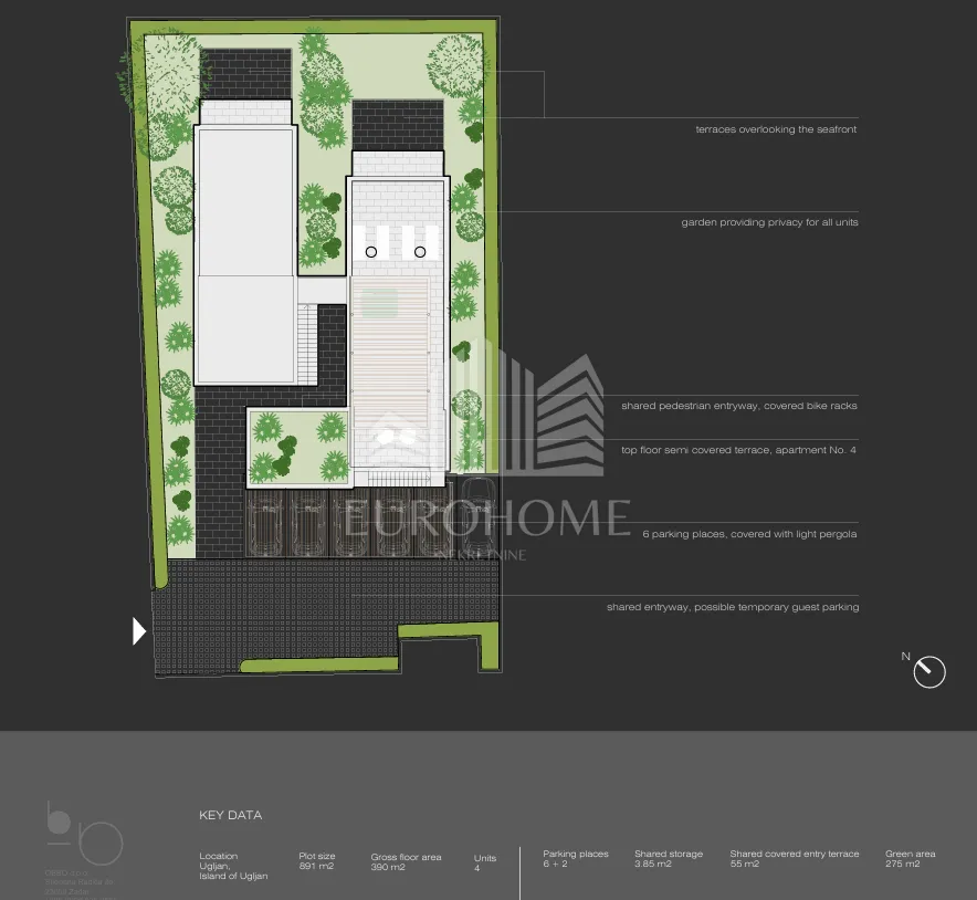 ugljan-ugljan penthouse novogradnja 125.87m2 - slika 9