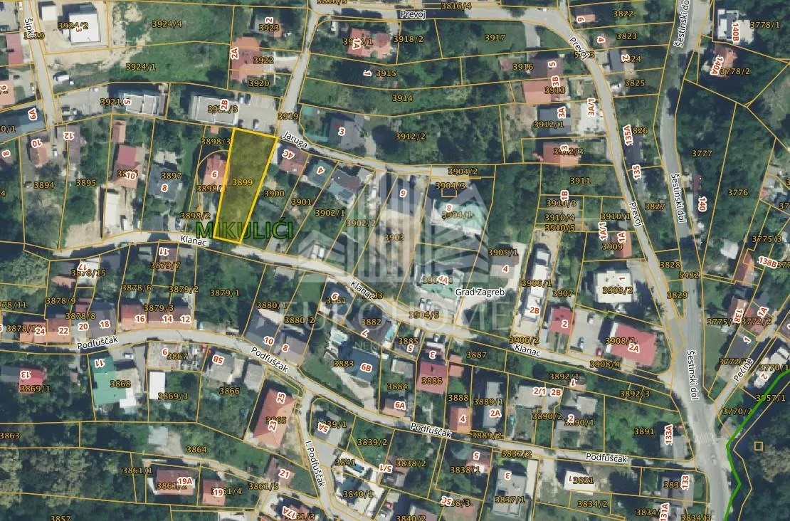 prodaja građevinskog zemljišta – šestinski dol, 700 m², urbana pravila m 2.2 - slika 3
