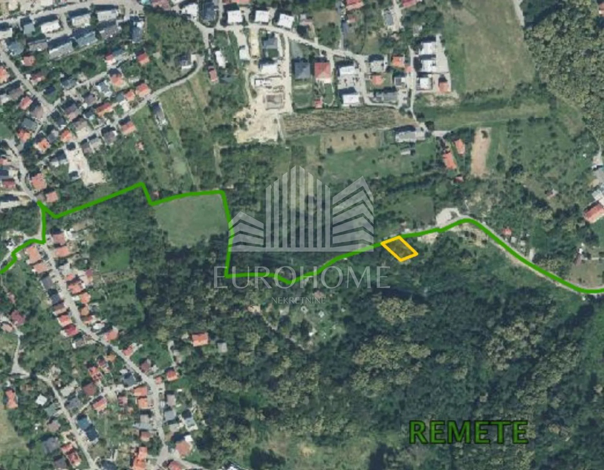 Građevinsko zemljište, Zagreb (Remete), 1550 m2