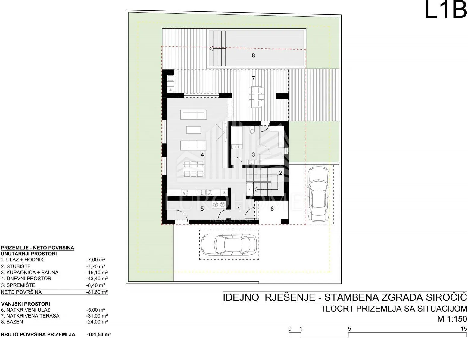 zadar- privlaka- urbana villa sa grijanim bezenom, 200m2 - slika 5