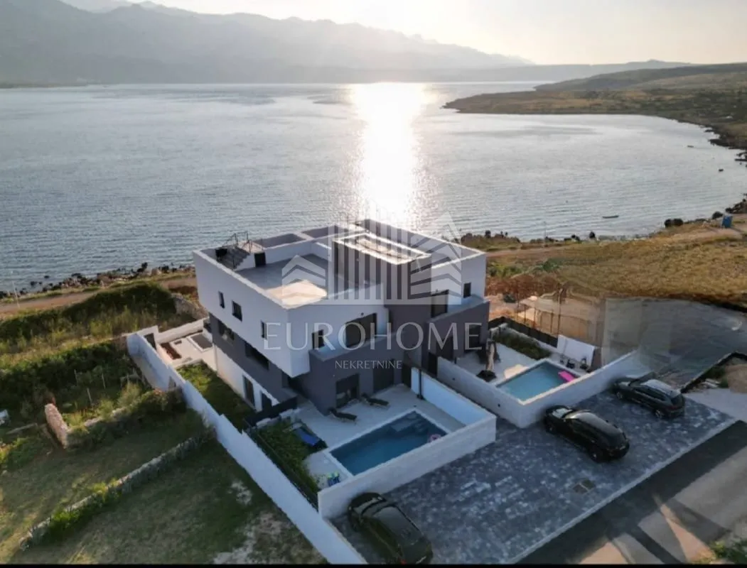 Vinjerac, Luksuzan Penthouse odmah useljiv, 257m2, - PRVI RED DO MORA! - Vinjerac, Posedarje
