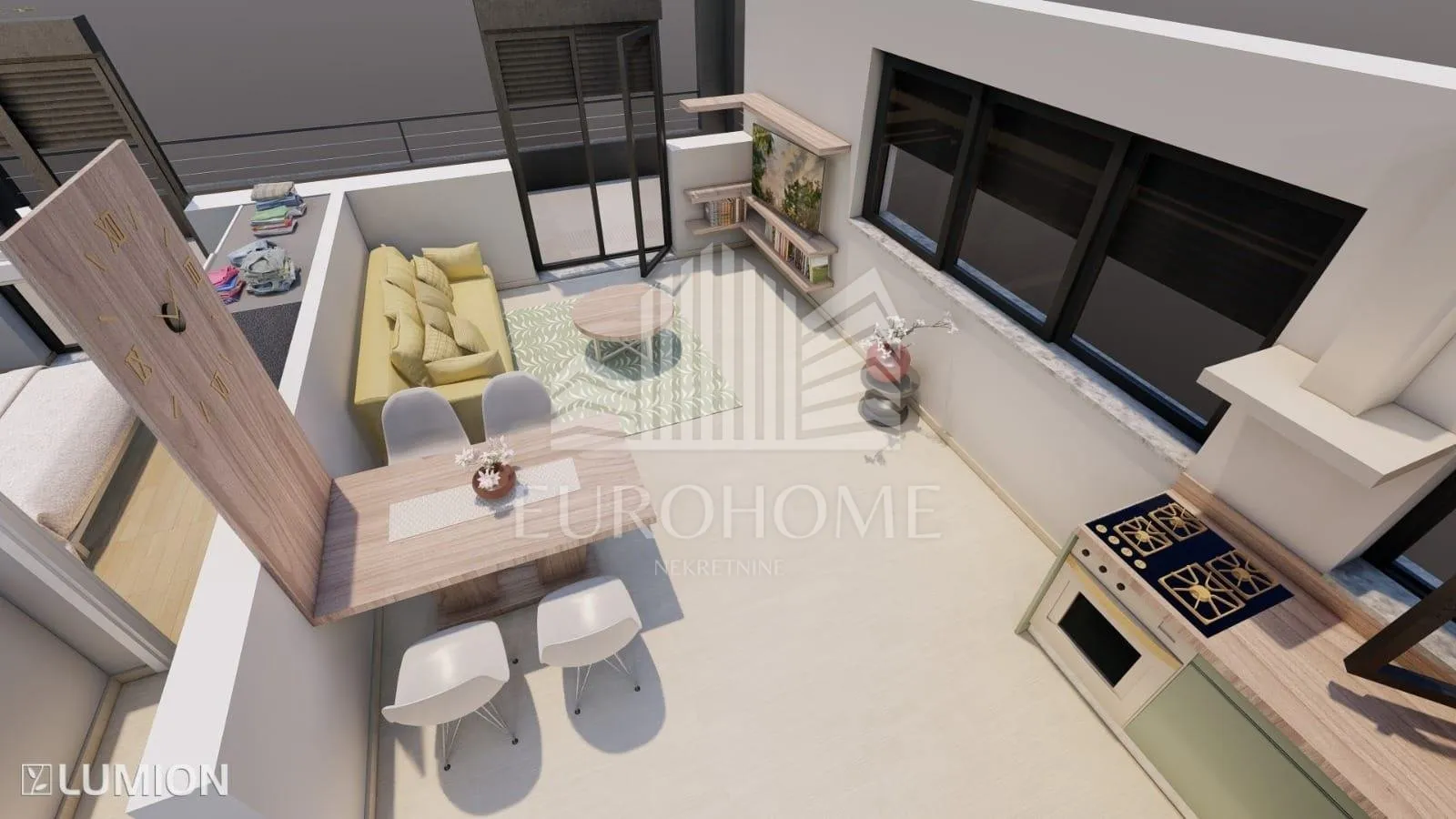 projekt skradin, 4 objekta s 5 apartmana pored krke - slika 15