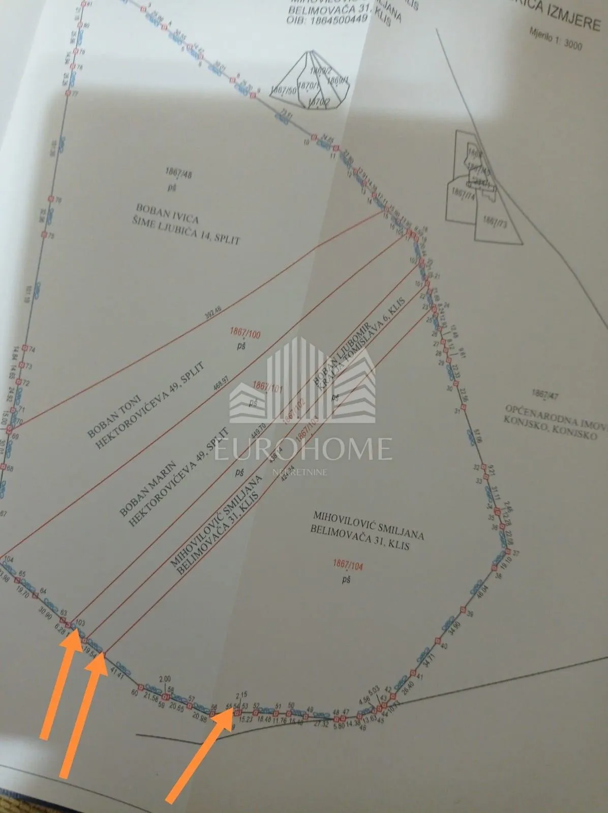 split, klis, građevinsko neizgrađeno- uređeno, bez upotrebe upu-a - slika 2