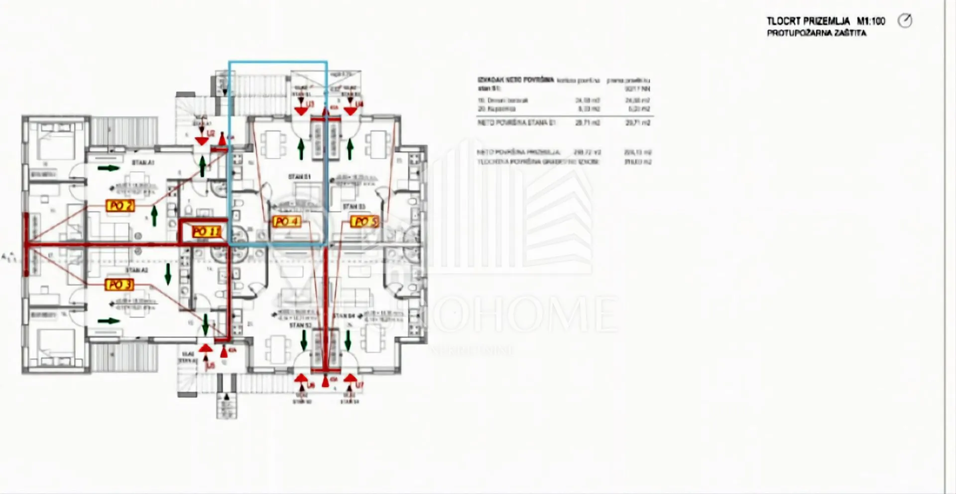 novo!sv.petar na moru,garsonjera,prizemlje,34m2,350m od mora! - slika 10