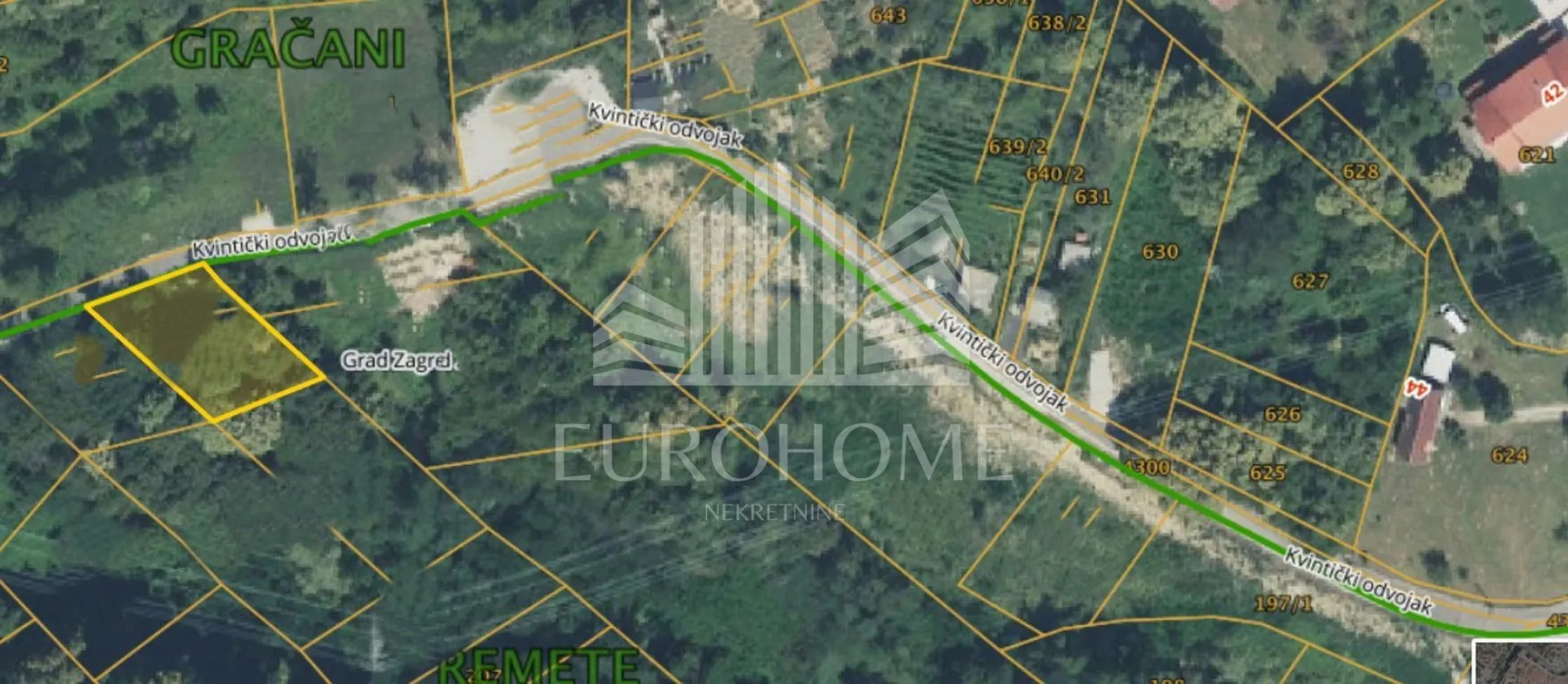 građevinsko zemljište, zagreb (remete), 1550 m2 - slika 2