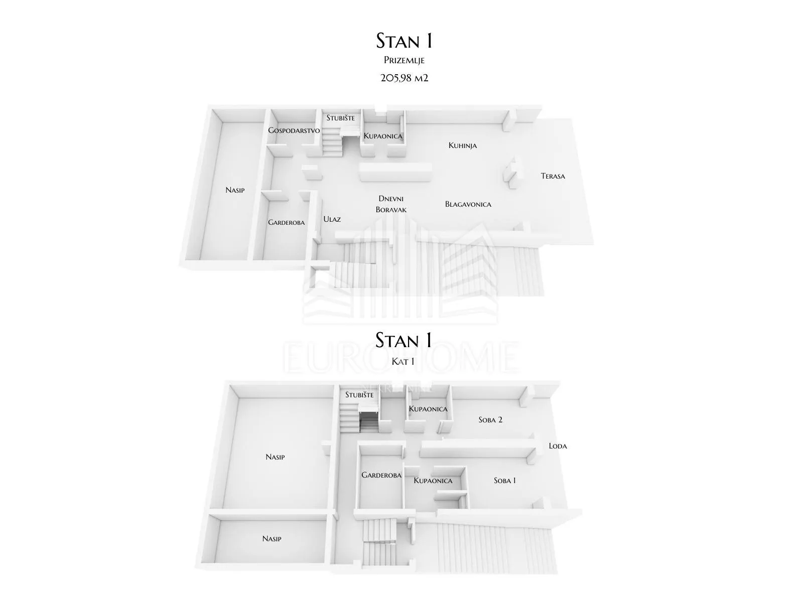 top lokacija –pantovčak, 3 luksuzna stana, 500m2 - slika 7