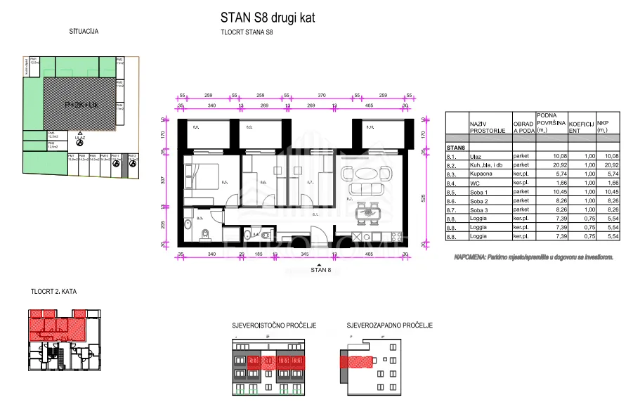 novogradnja sesvete - stan s8 - slika 3