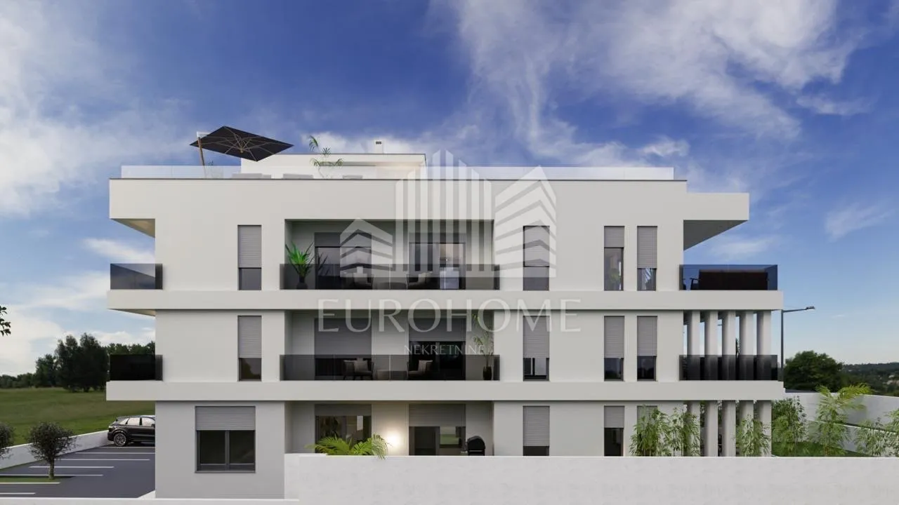 punta radman, petrčane, luksuzni penthouse, terasa - slika 3