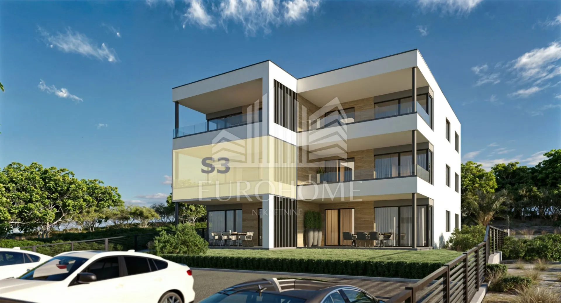 mandre, pag, luxury estate, apartment with sea view &balcony, s3 - slika 1