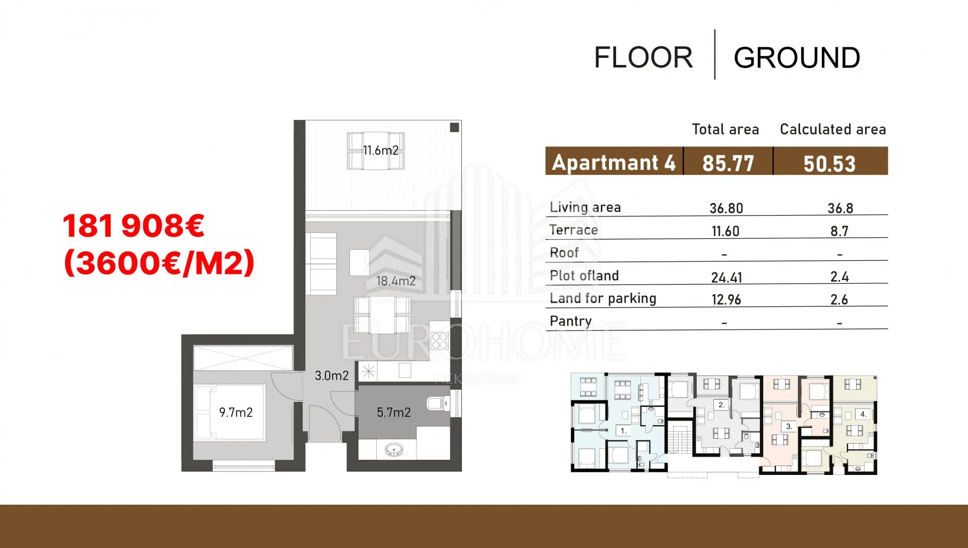 NIN, RESIDENCE ADRIATIC, Apartman u prizemlju, 50m2