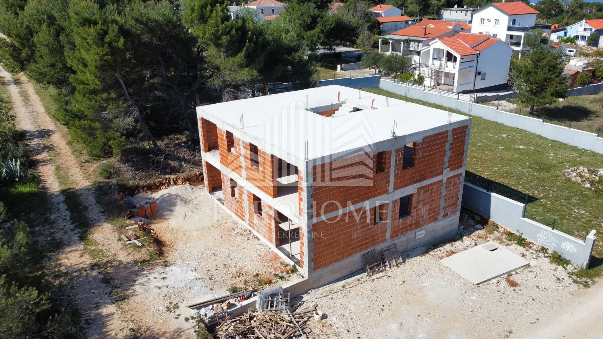 trosoban stan s vrtom u novogradnji - vir, 49.48 m², 450 m od plaže - slika 17