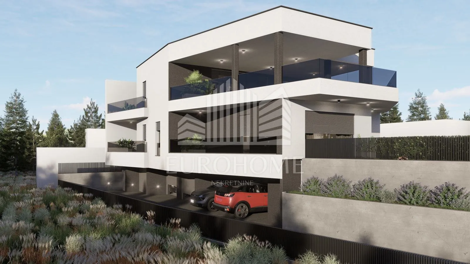 stan u luksuznoj urbanoj vili – gračani, 102 m², balkon i pogled na zelenilo - slika 7