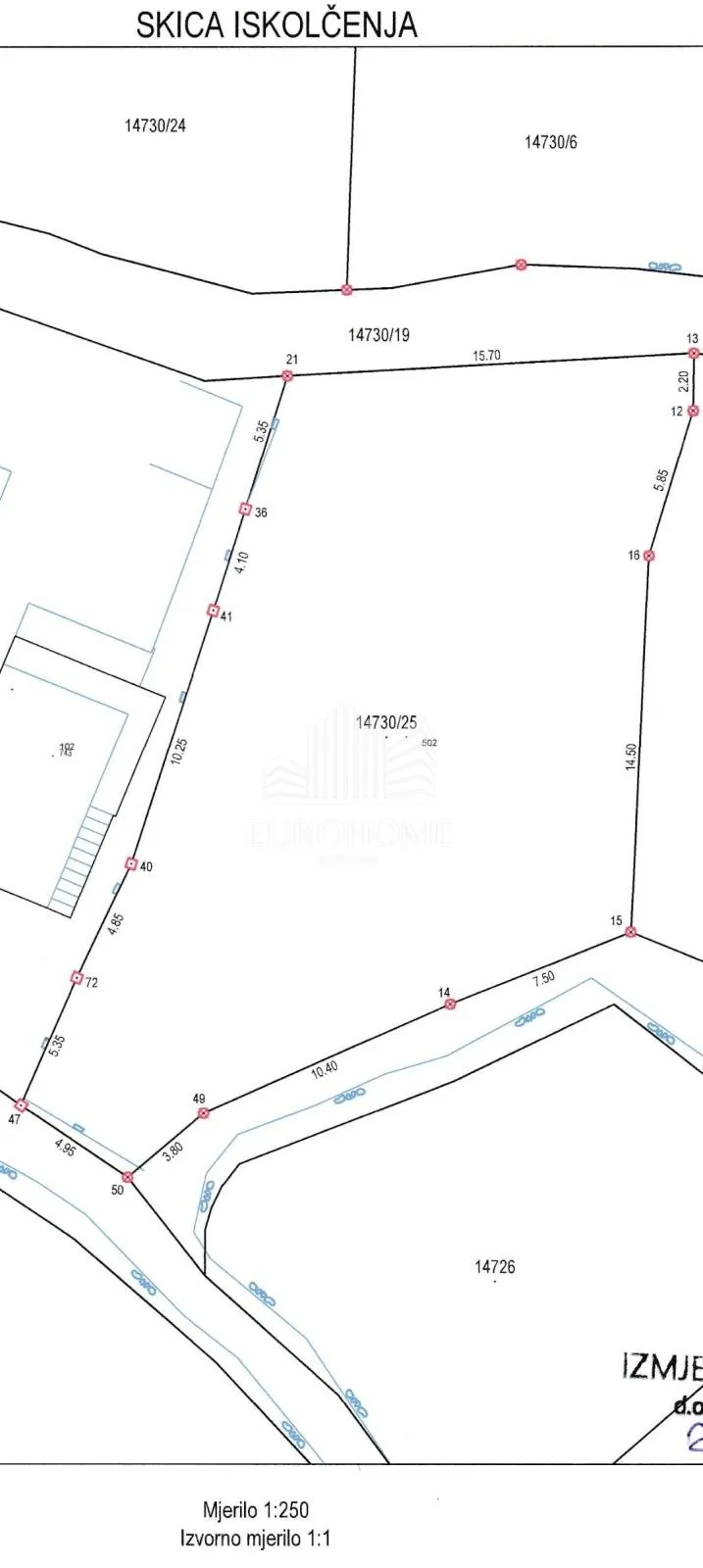 vinišće- građevinsko zemljište, 483m2 - slika 13