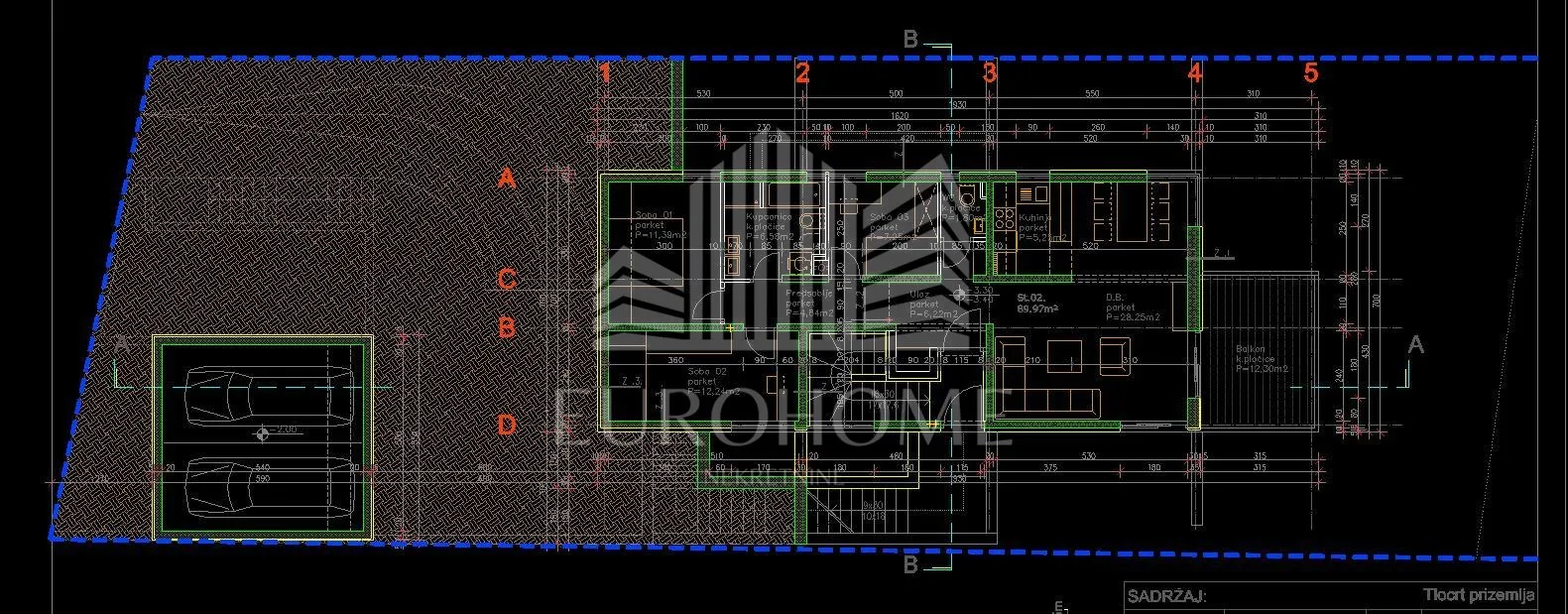 atraktivno zemljište u gračanima 1030 m2 s projektom - slika 10