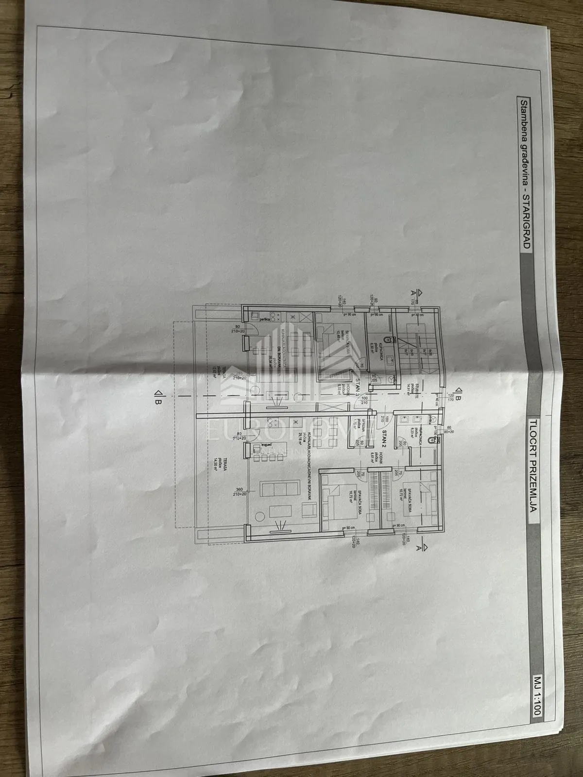 starigrad, građevinsko zemljište 750 m² s idejnim projektom za 6 stanova - slika 9