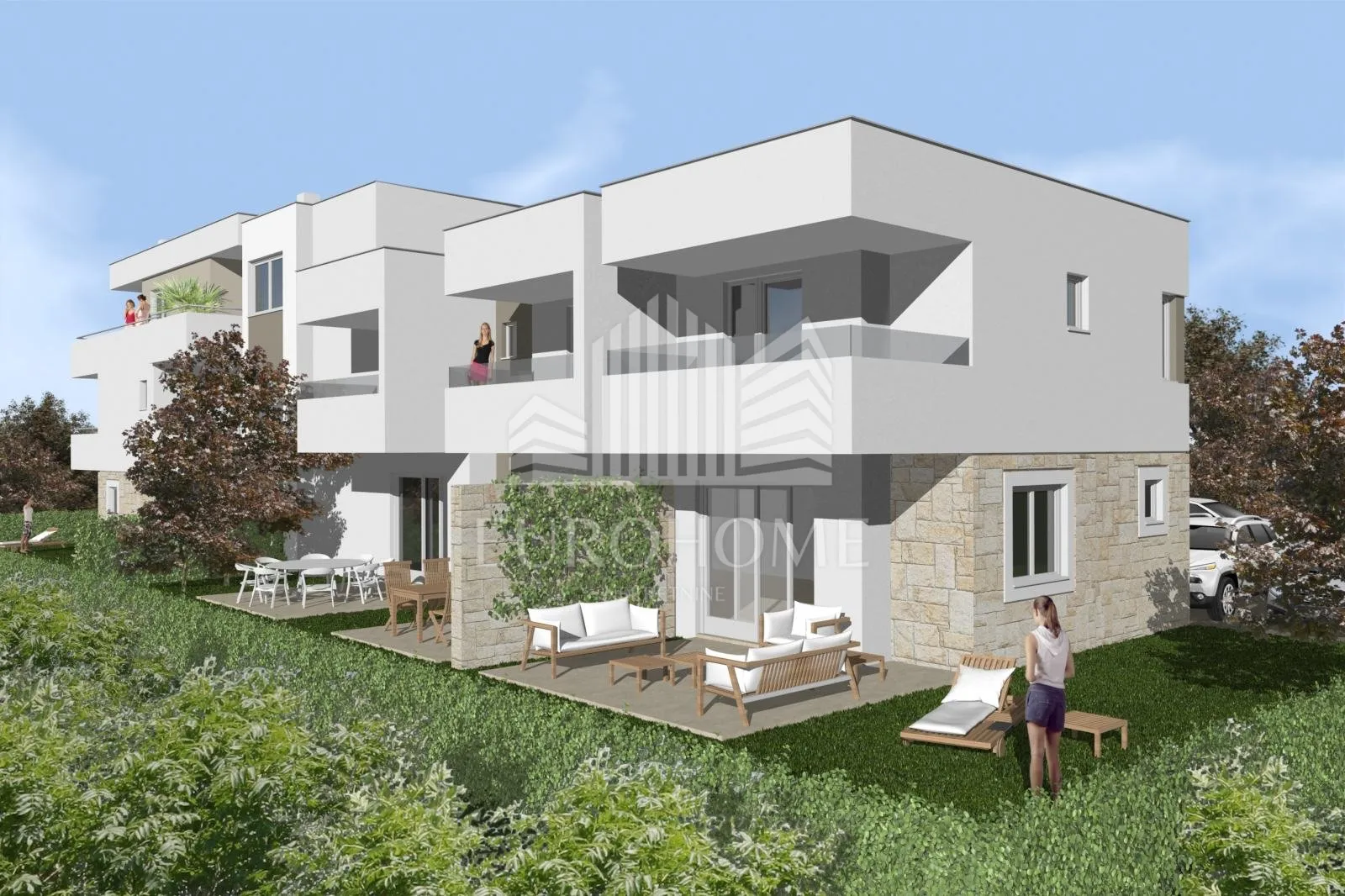 apartman b-s1: mandre, 63 m2, novogradnja - slika 10