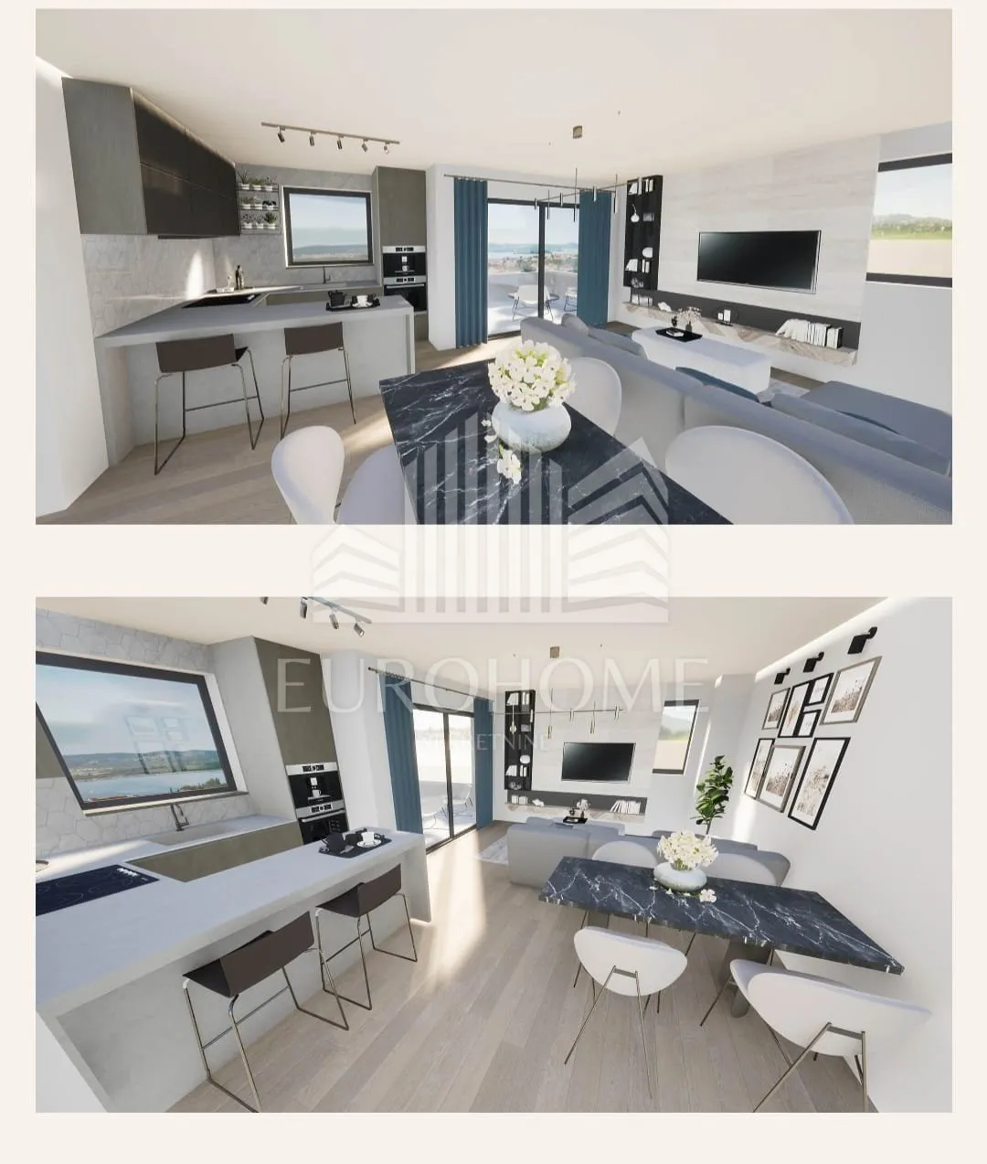 sveti filip i jakov,3s penthouse,85m2,panoramski pogled - slika 5