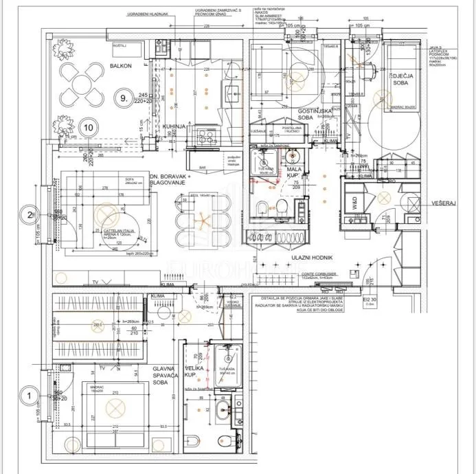 4s stan 110m2, novogradnja, 2 garažna mjesta, ogrizovićeva - slika 18