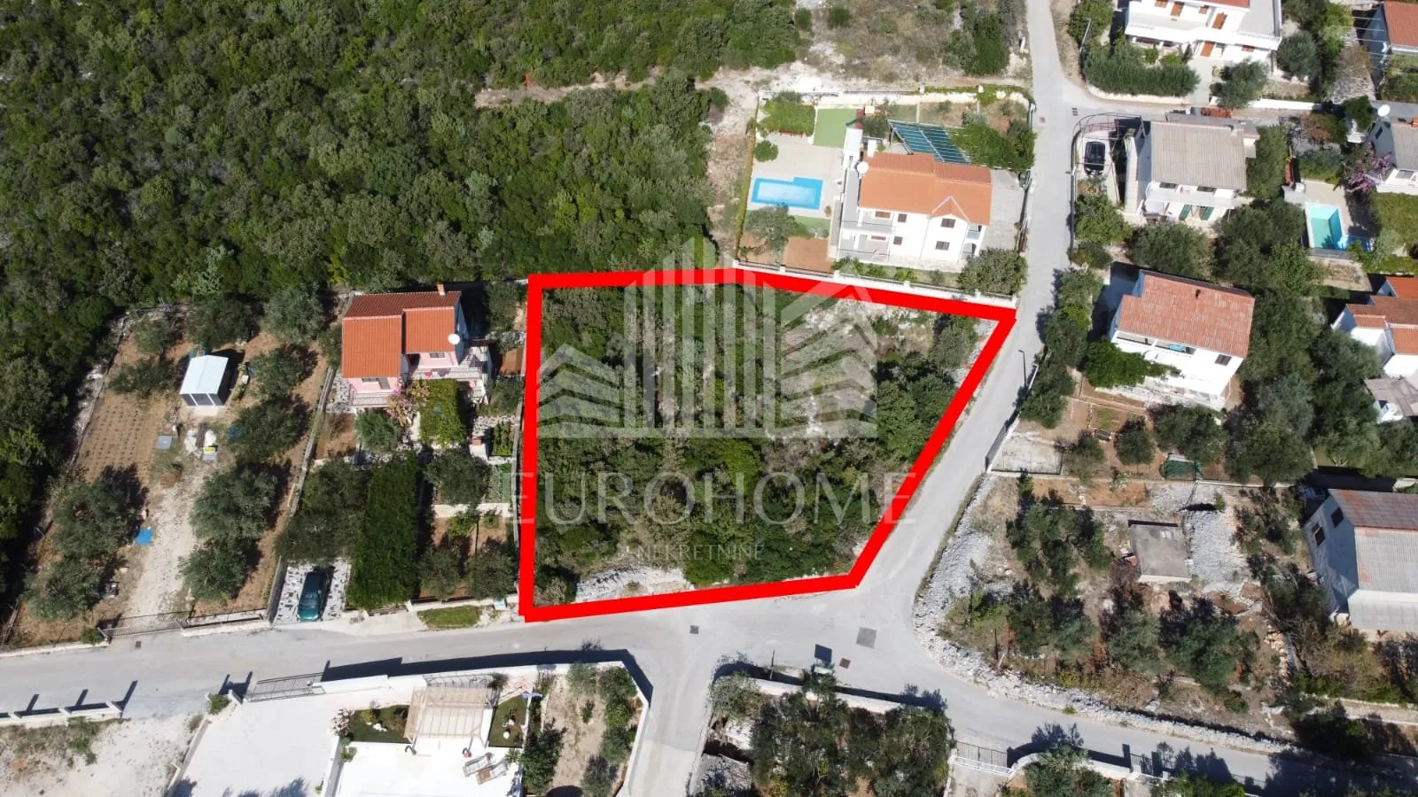 marina, vinišće, projekt za 3 moderne ville s bazenima i pogledom na more - slika 23