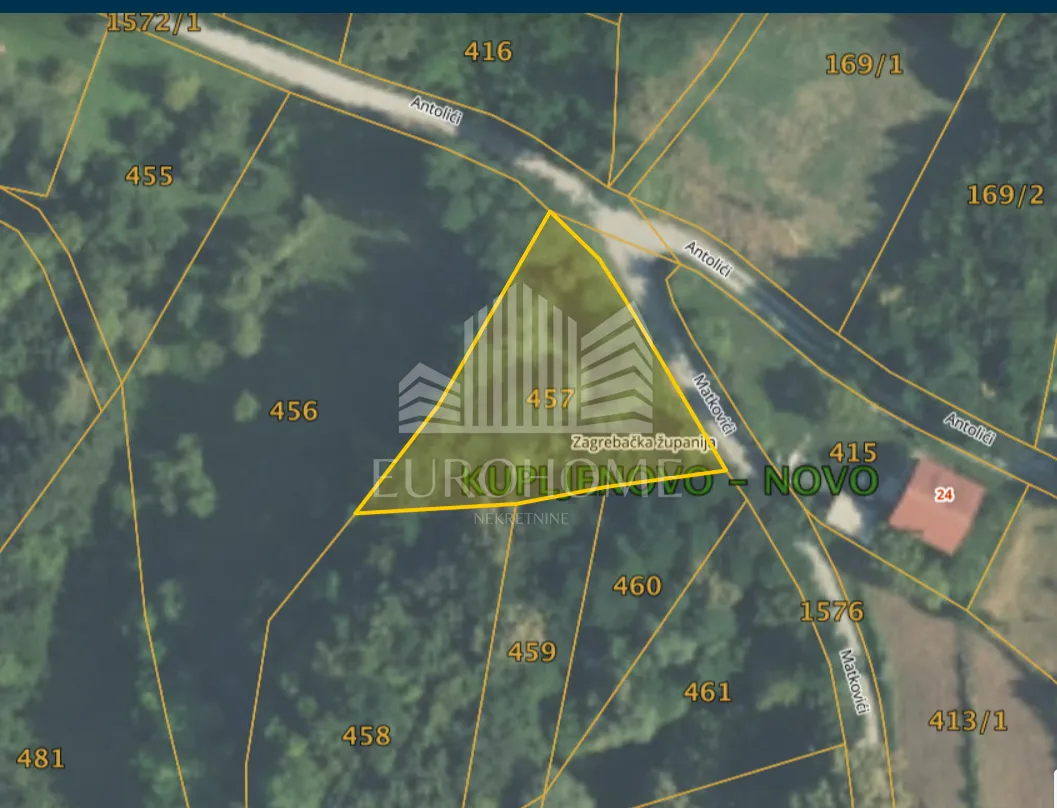 Kupljenovo, parcela idealna za gradnju, infrastruktura dostupna - Kupljenovo, Zaprešić