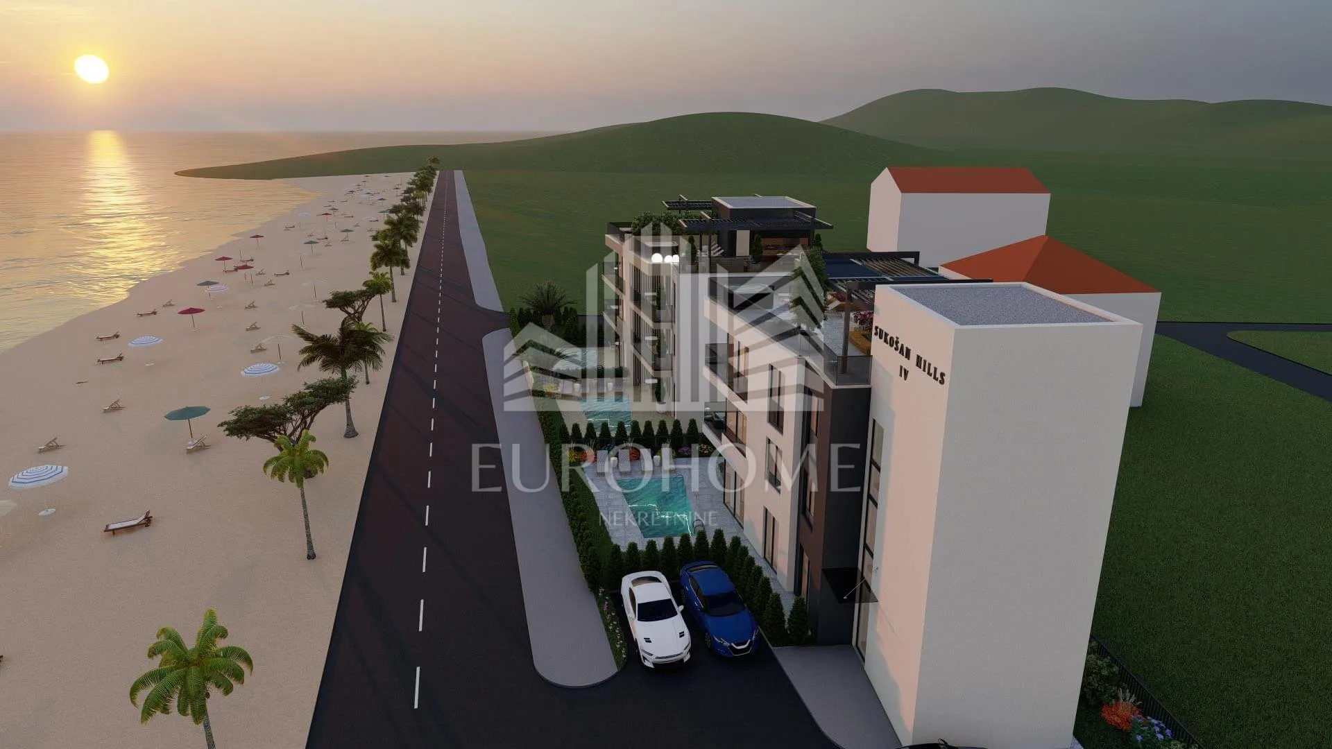 zadar, sukošan- trosoban stan u novogradnji uz more, 132m2 - slika 13