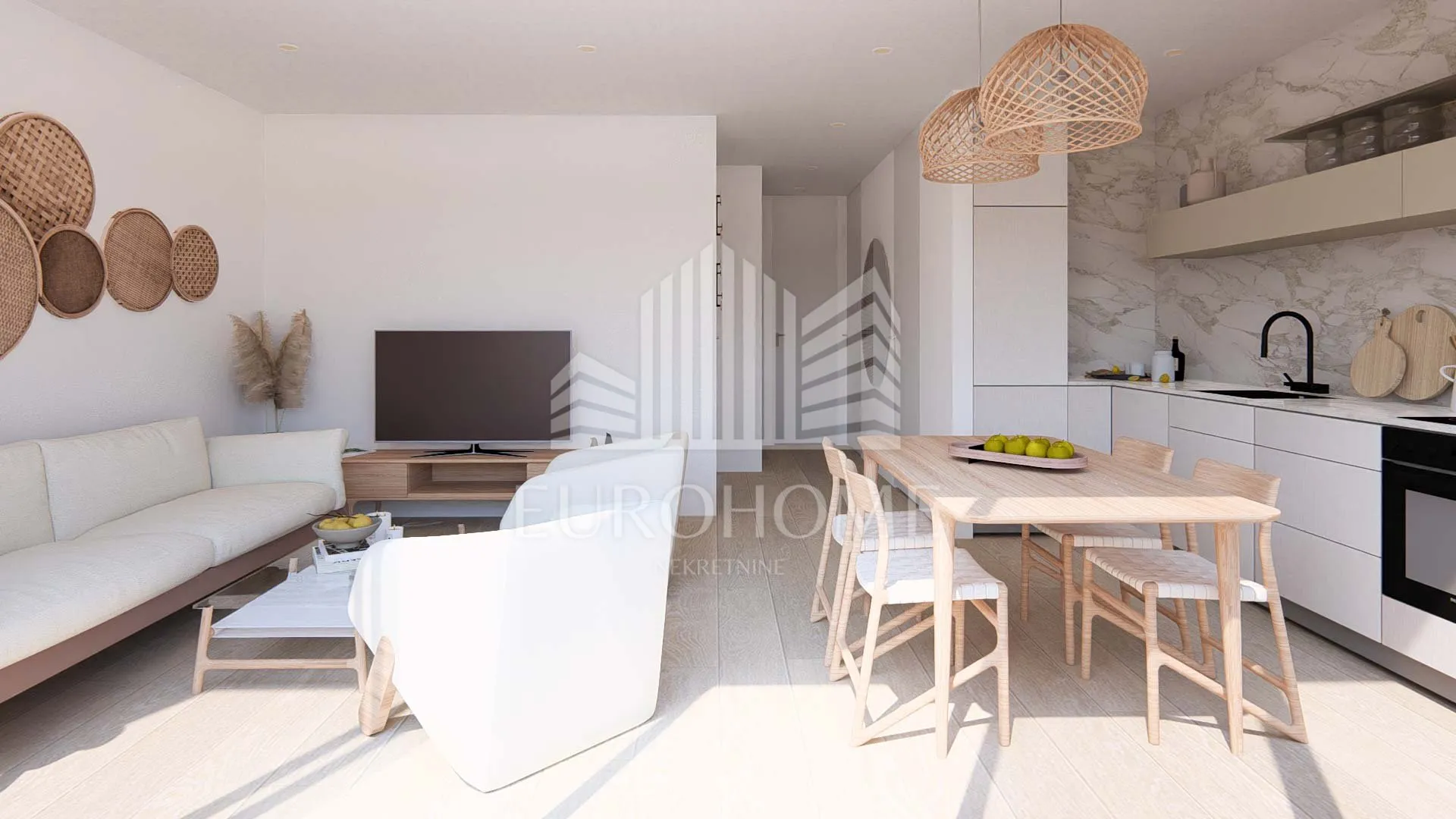 zadar, sukošan- četverosoban penthouse uz more - slika 3