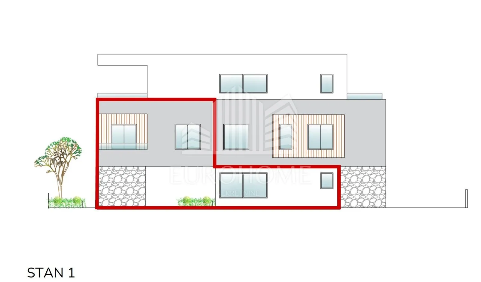 vodice- dvoetažni trosoban stan u novogradnji, 121.00 m2 - slika 13