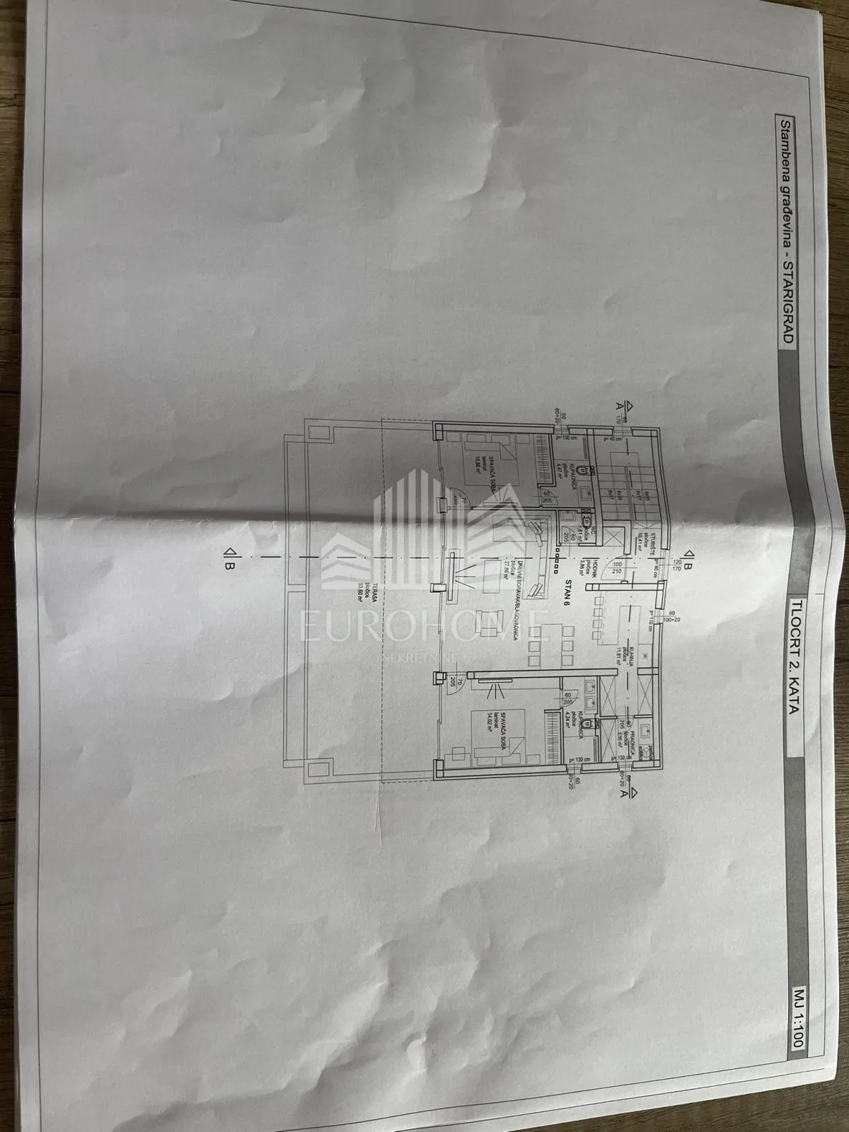starigrad, građevinsko zemljište 750 m² s idejnim projektom za 6 stanova - slika 8