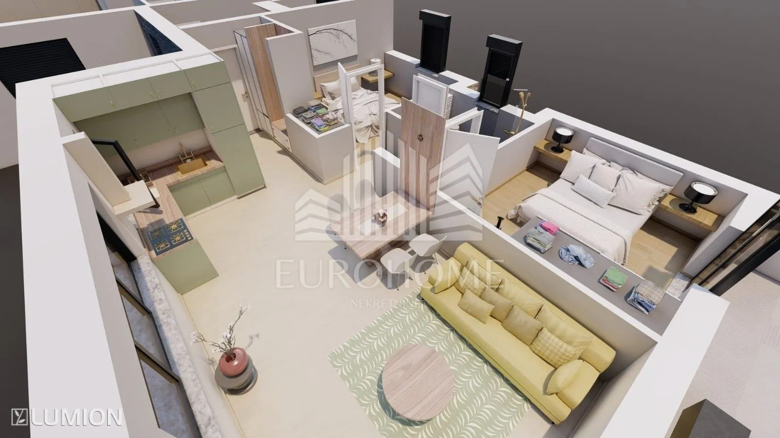 projekt skradin, 4 objekta s 5 apartmana pored krke - slika 13