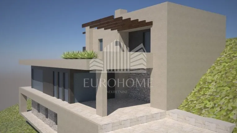 sali, zemljište s projektom i plaćenom građevinskom dozvolom,30m od mora - slika 5