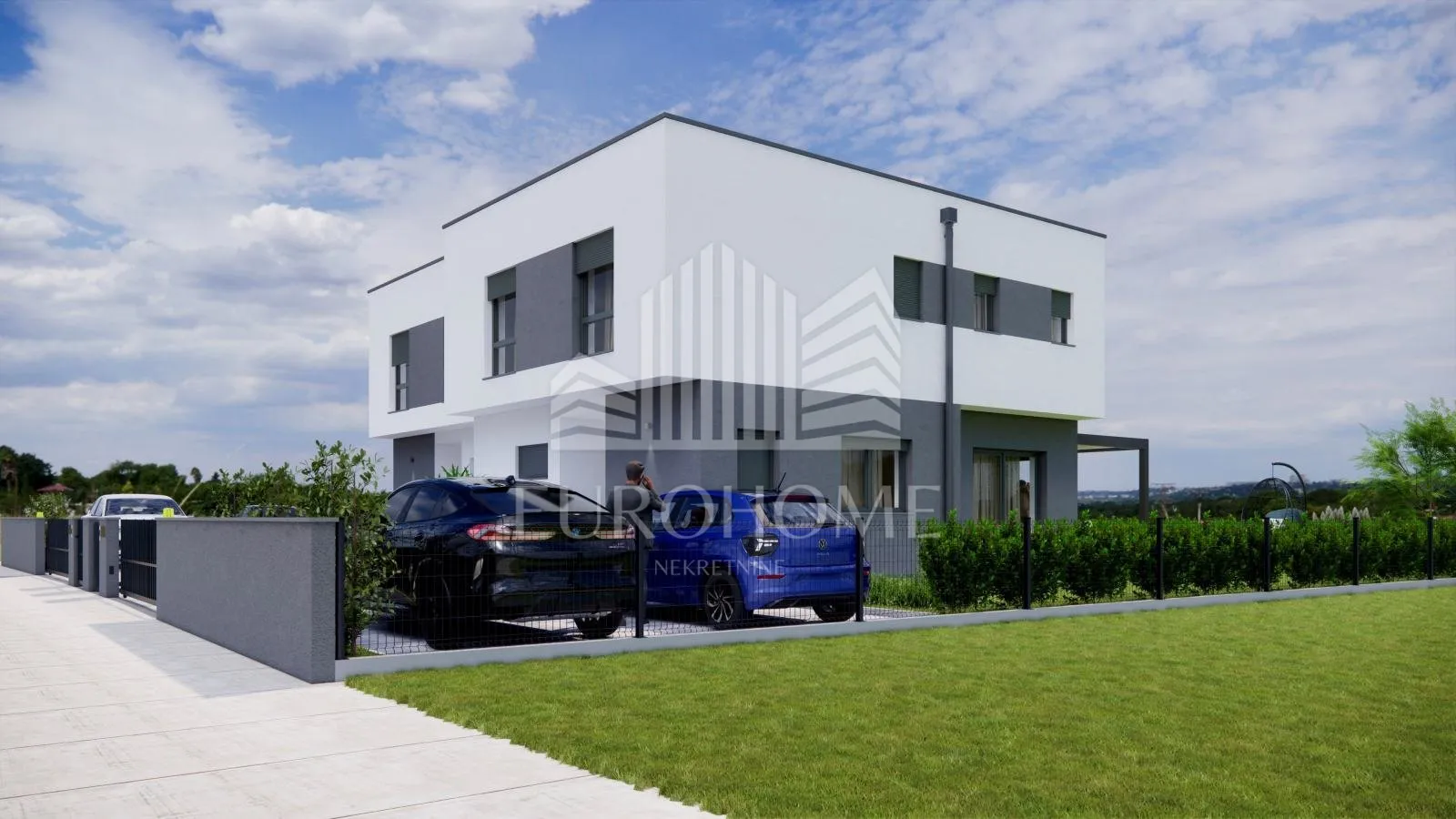 novogradnja – moderna dvojna kuća 128 m², 2 ppm, vrt, brezovica - slika 6