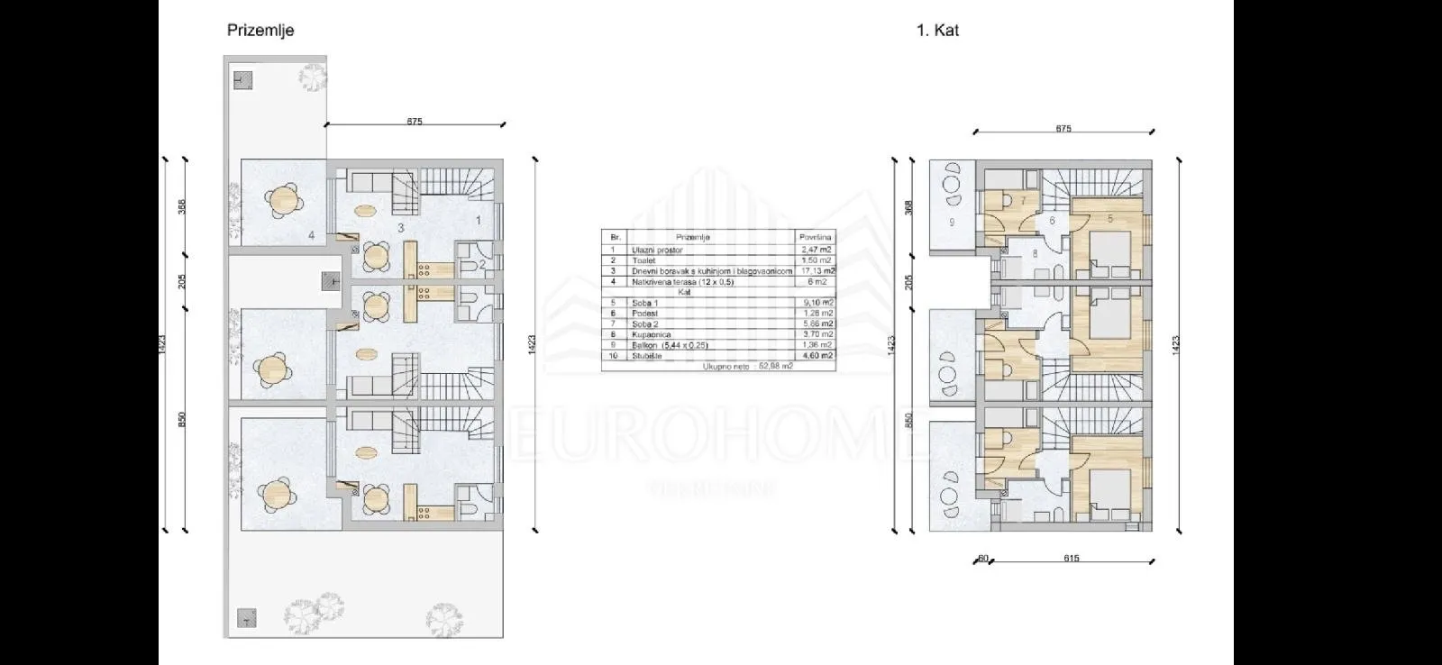 pag- mandre apartman s 2 82 m2, novogradnja - slika 5