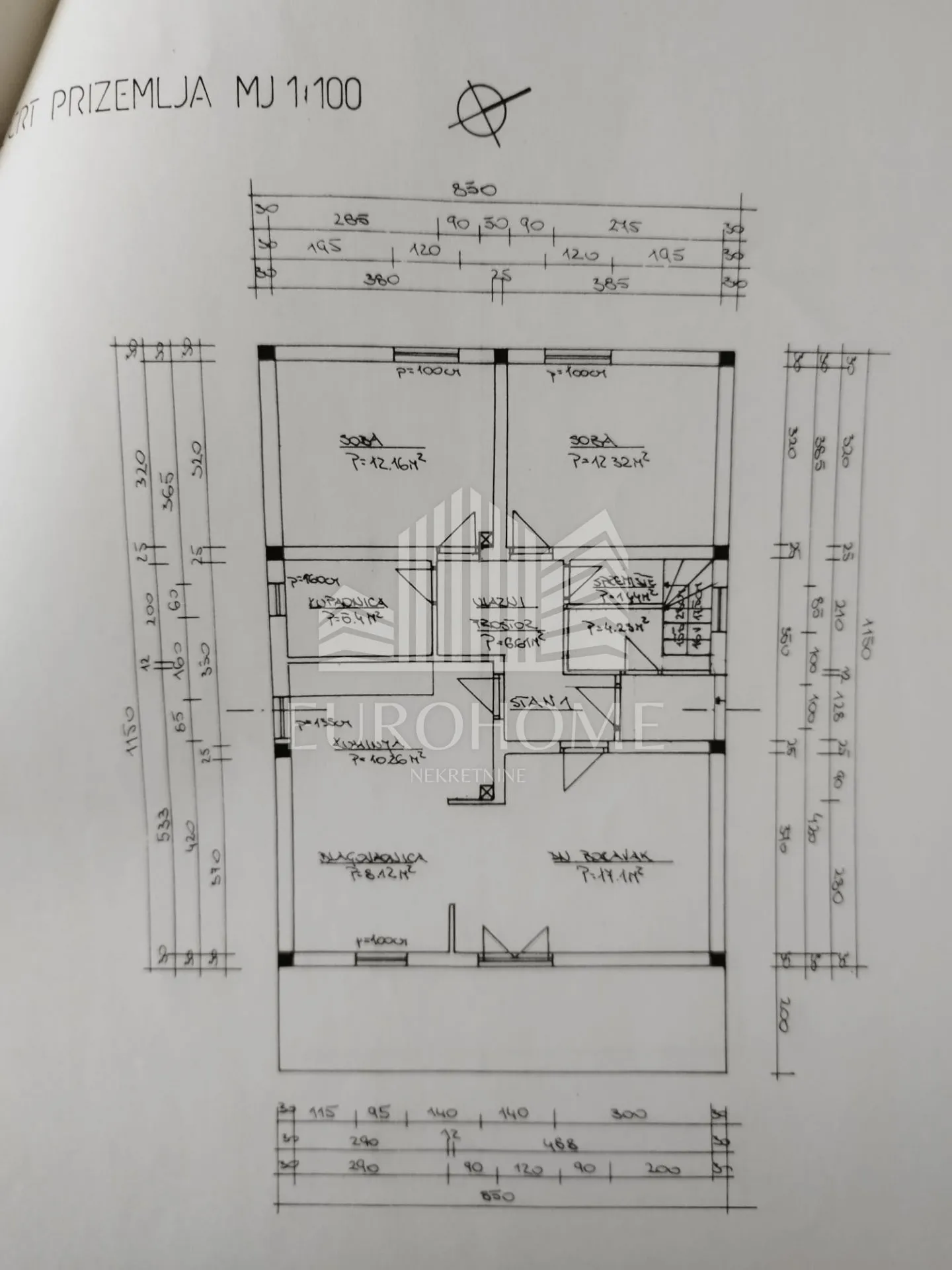 kuća sa dva stana svaki 100 m2, okućnica 700 m2, klara - slika 14
