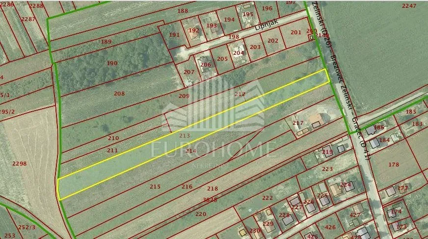 zagrebačka, građevinsko zemljište, brckovljani, 6140 m2 - slika 2