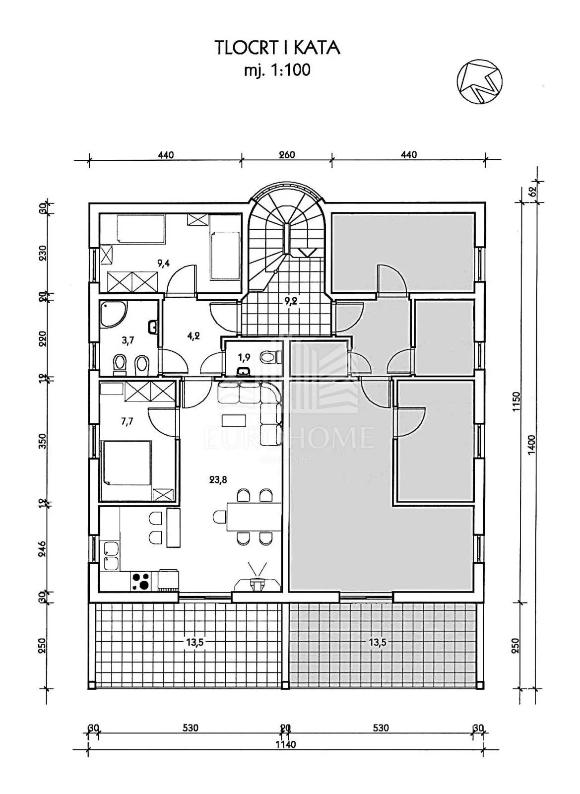 pakoštane, prodaja apartmana uz more, 64,20 - slika 9