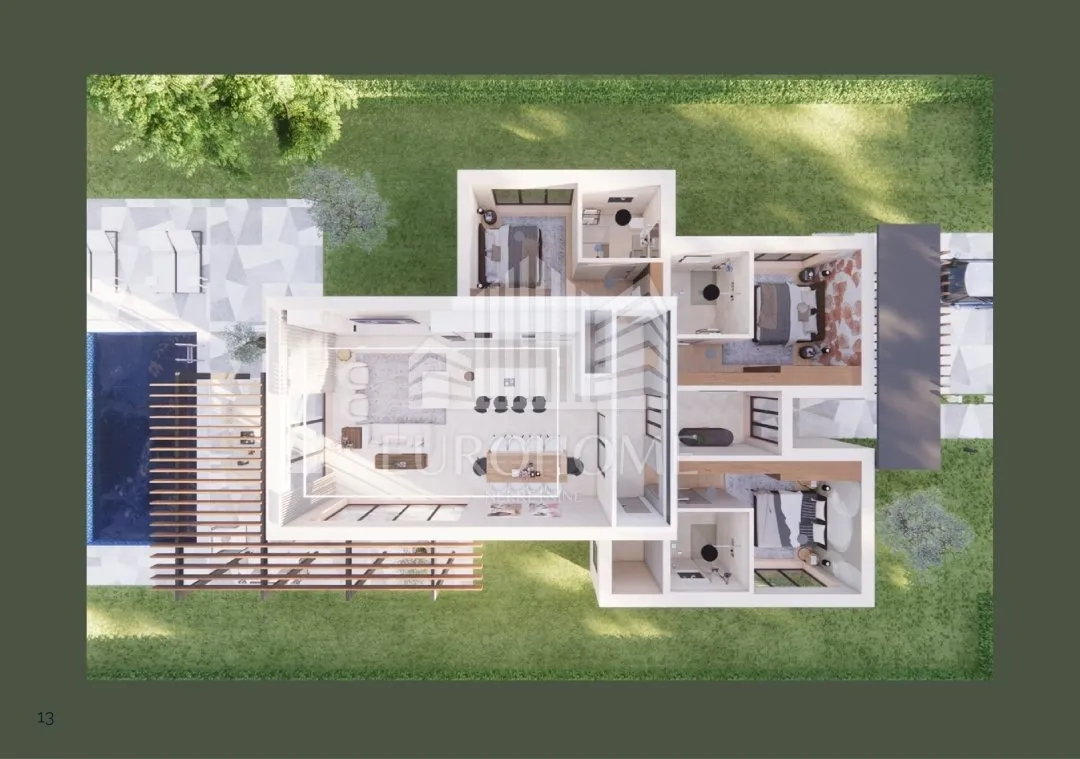 vila s bazenom 318m2, vodnjan, istra - slika 4