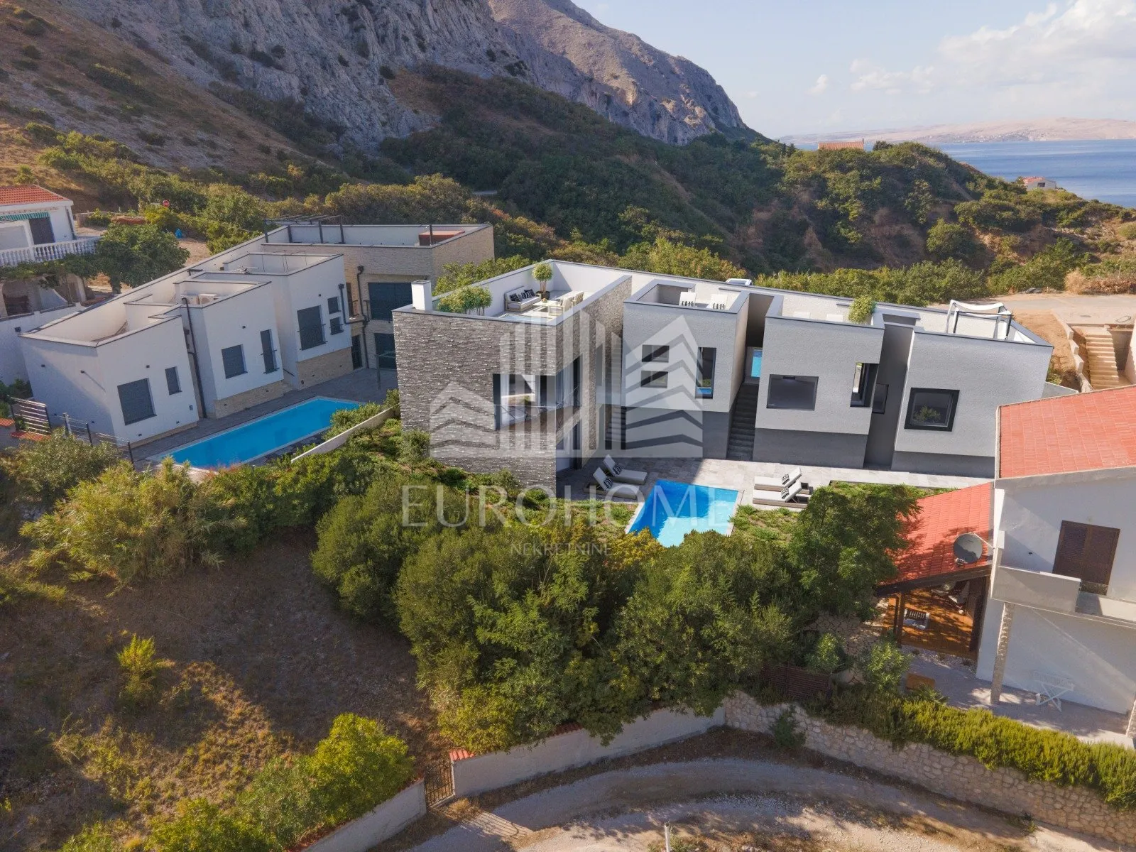 Pag, Bošana, luksuzna villa za odmor 250 m od mora, sauna - Bošana, Pag