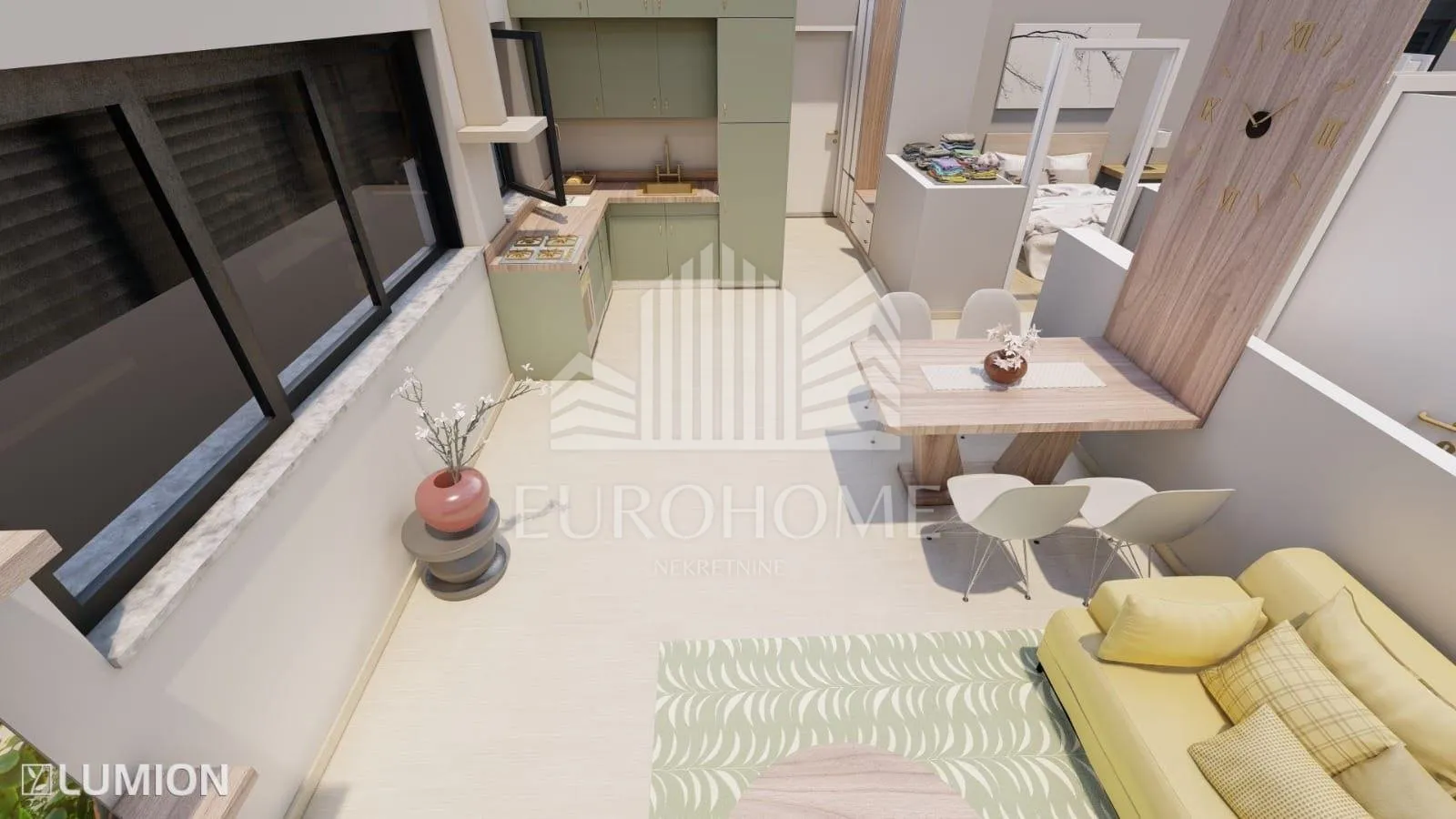 projekt skradin, 4 objekta s 5 apartmana pored krke - slika 17