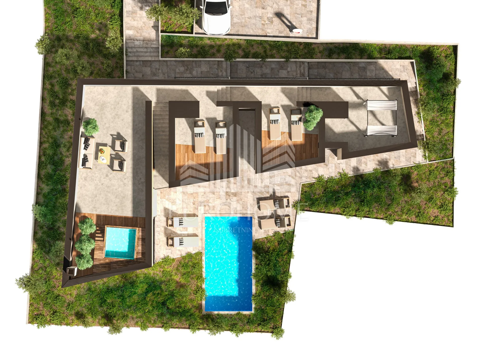 pag, bošana, luksuzna villa za odmor 250 m od mora, sauna - slika 7