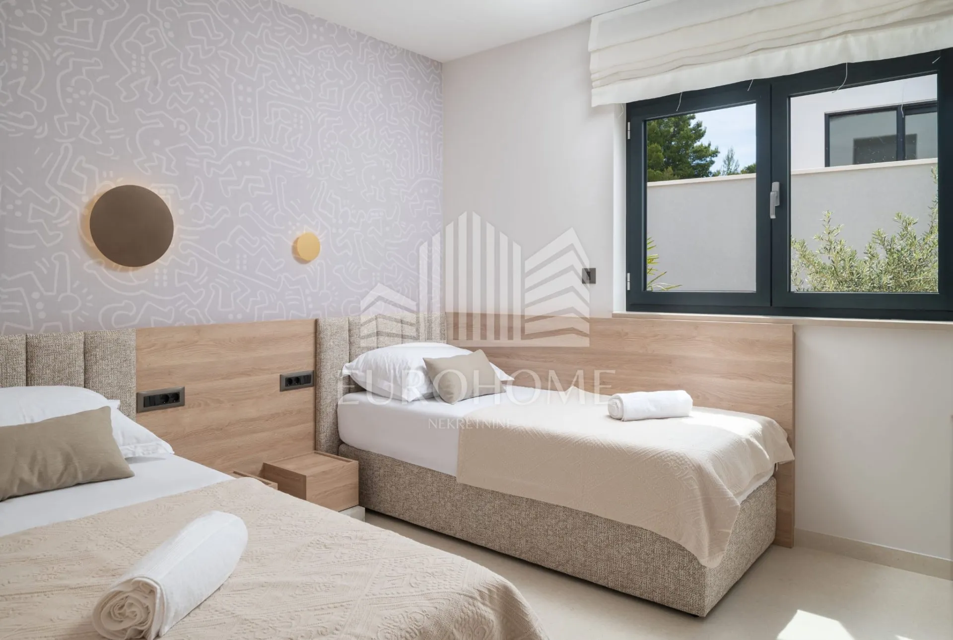 split, podstrana, urbana villa s bazenom, pogled na more - slika 4