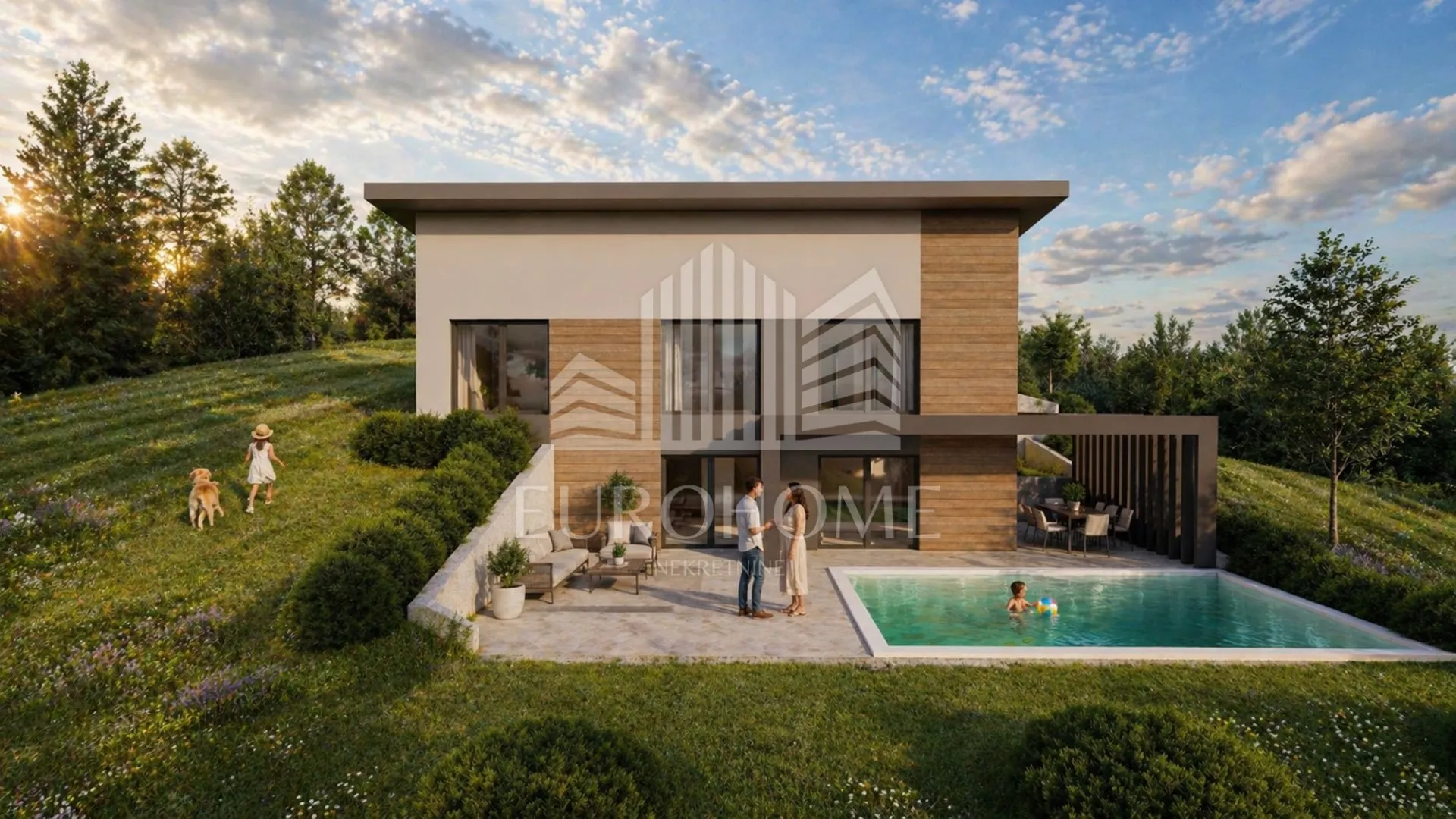 zemljište 5642 m2 sa projektom za gradnju luksuzne vile - slika 2