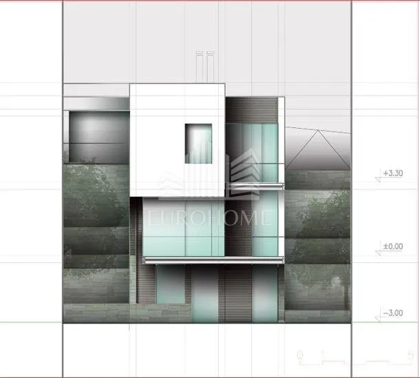 Atraktivno zemljište u Gračanima 1030 m2 s projektom - Zagreb