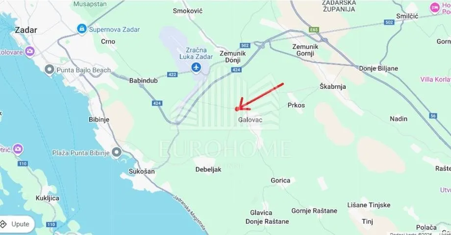 zadar, građevinsko zemljište 768 m², galovac, u blizini zadra i sukošan - slika 6