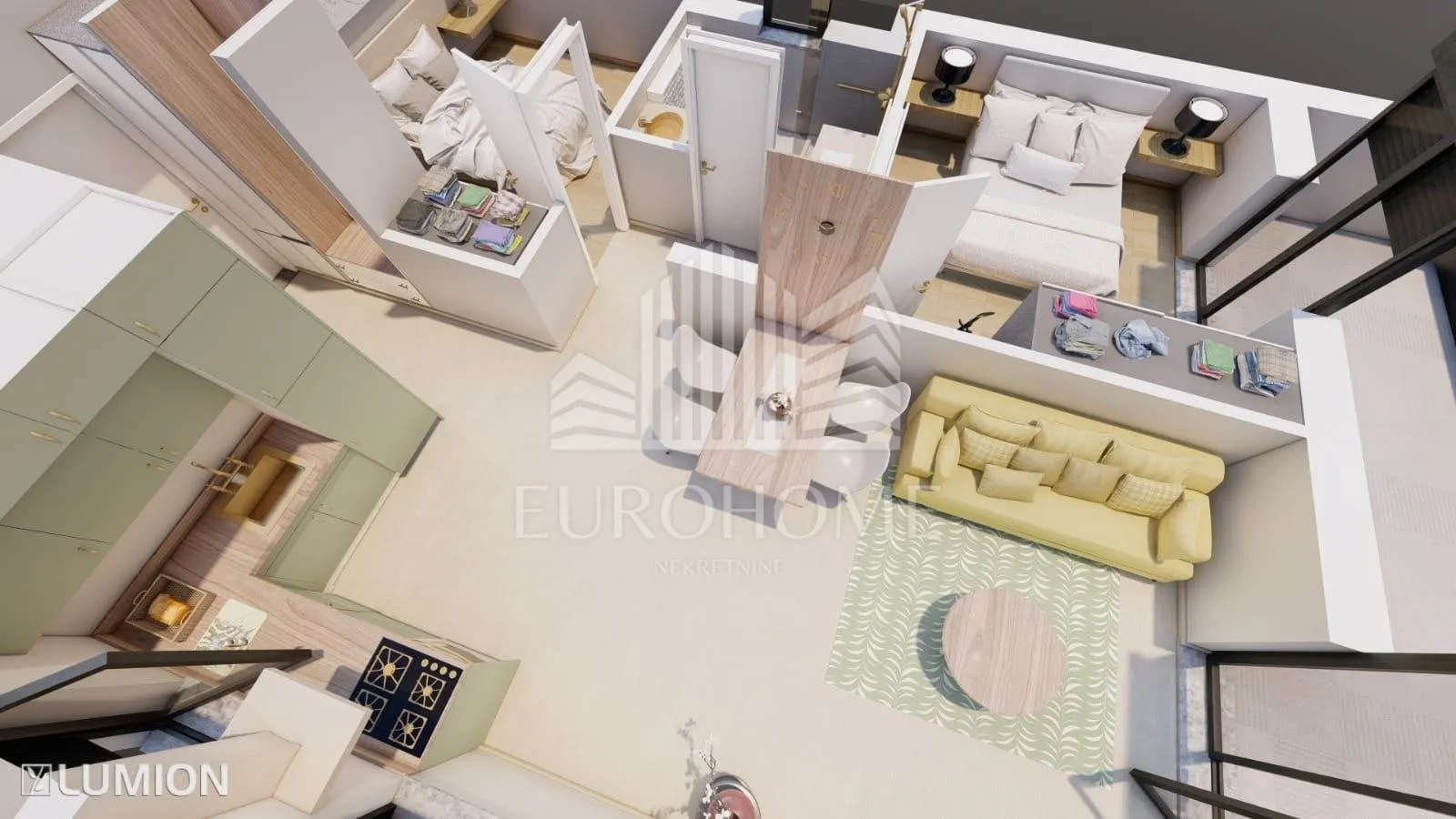 projekt skradin, 4 objekta s 5 apartmana pored krke - slika 16